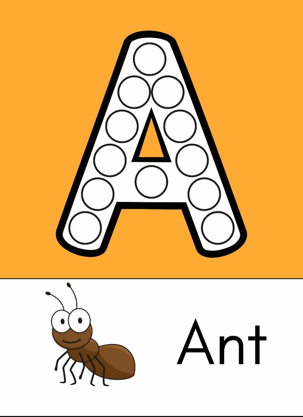 Alphabet Animals Dot Markers Worksheets